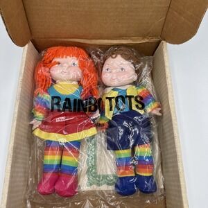 Vintage Children of the World Rainbow tots dolls NIP Rare 1985